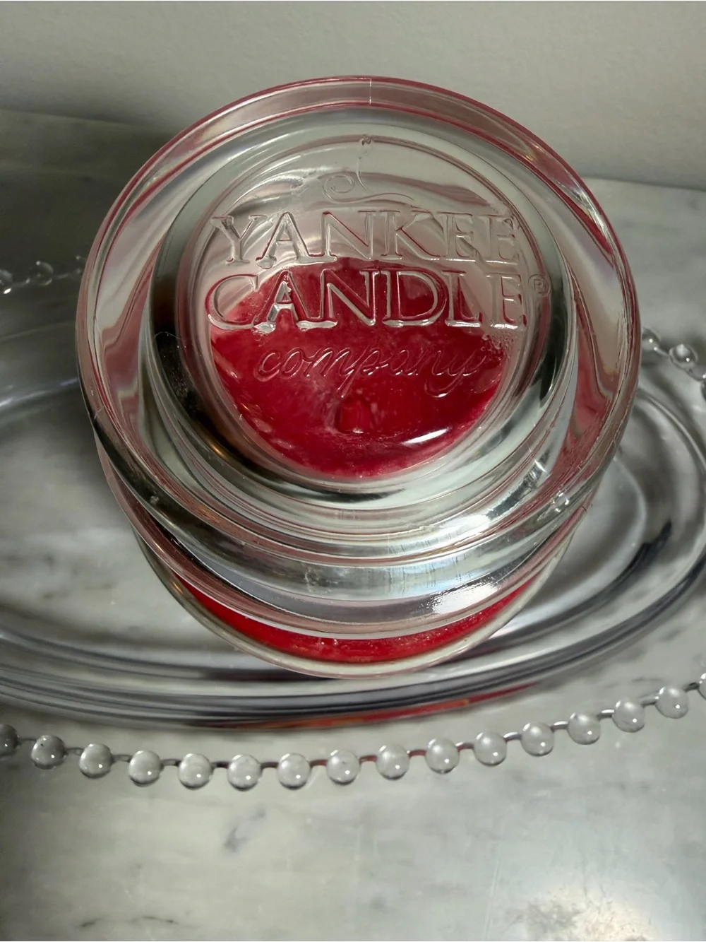 NWOT Yankee Candle Holiday Wish Classic 1-Wick Apothecary Jar 14.5oz